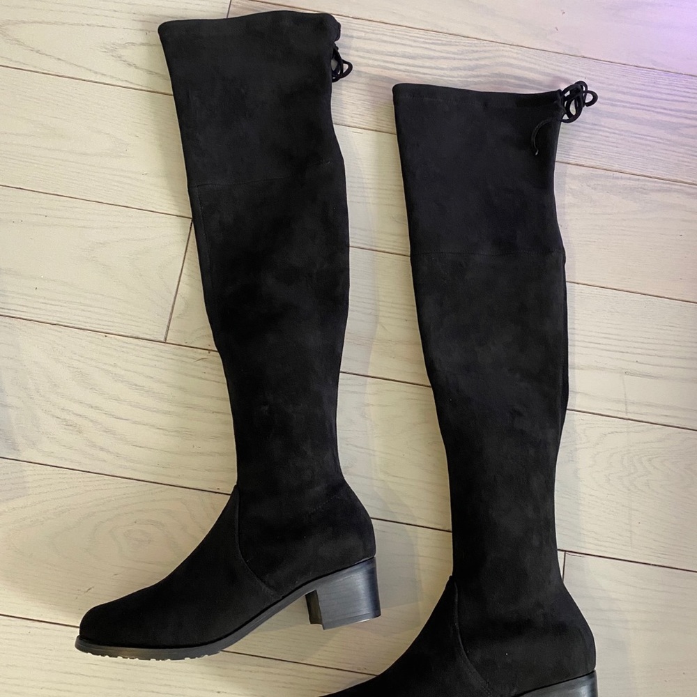 Stuart Weitzman Over The Knee Suede Boots